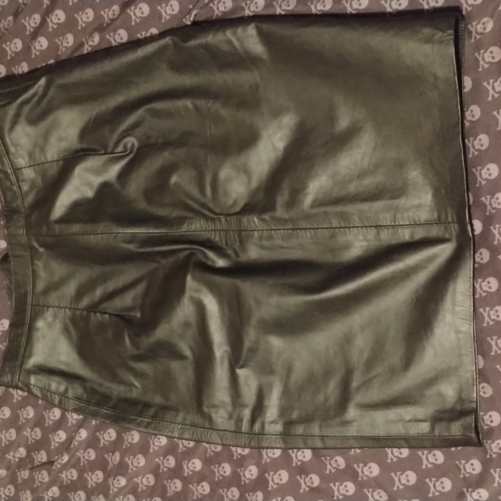Black Leather skirt